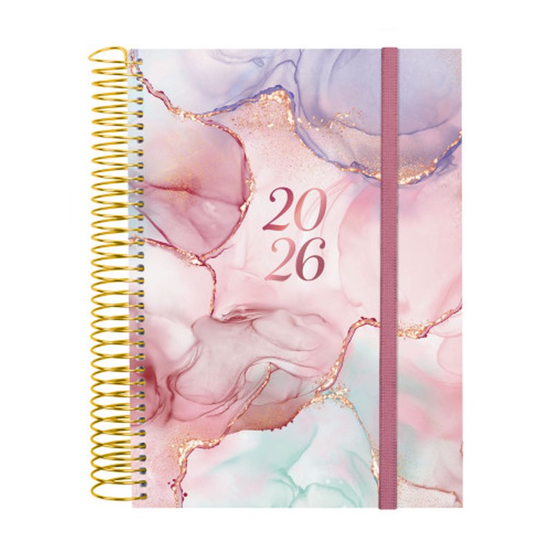 AGENDA 2026 TRENDY DESIGN E10 155X212MM DIA PAGINA GOLDY FINOCAM 742312626 - Imagen 2