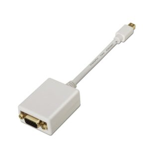 AISENS A125-0136 adaptador de cable de vídeo 0,15 m Mini DisplayPort VGA Blanco