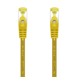 AISENS Cable De Red Latiguillo RJ45 LSZH Cat.7 600 MHz S/FTP PIMF AWG26, Amarillo, 0.5 m
