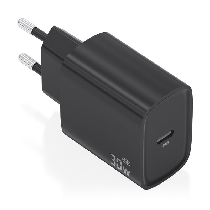 AISENS Cargador GaN 30W, 1xUSB-C PD3.0, Negro AISENS Cargador GaN 30W, 1xUSB-C PD3.0, Negro