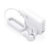 AISENS Cargador Sobremesa GaN 140W, 3x USB-C PD3.1 QC4.0 QC5.0, 1x USB-A QC3.0, Blanco