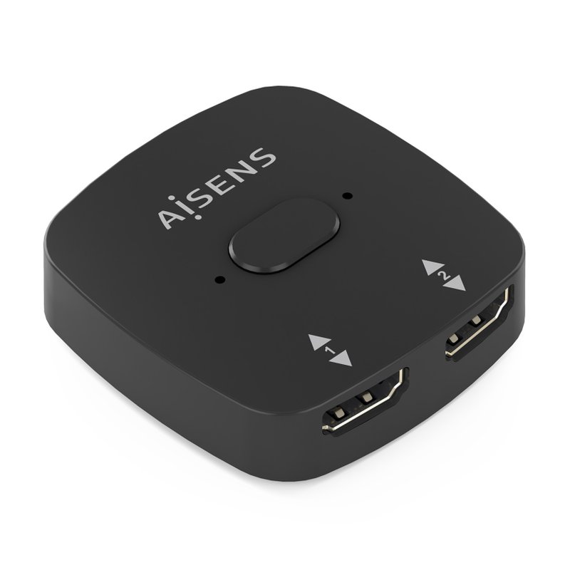 AISENS HDMI Conmutador Switch 4K@60Hz 2x1, Negro AISENS HDMI Conmutador Switch 4K@60Hz 2x1, Negro