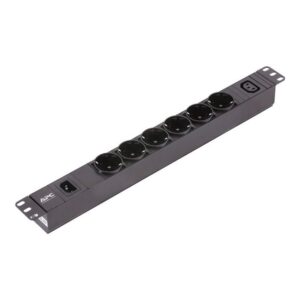 APC EPDU1010B-SCH unidad de distribución de energía (PDU) 7 salidas AC 1U Negro