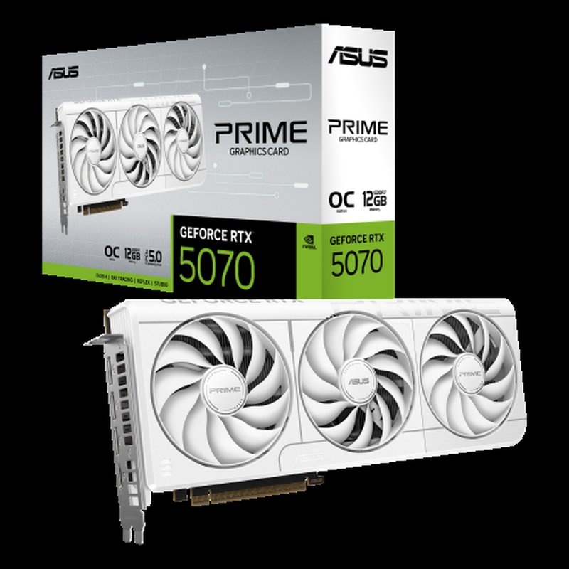 ASUS Prime -RTX5070-O12G-WHITE NVIDIA GeForce RTX 5070 12 GB GDDR7 - Imagen 10