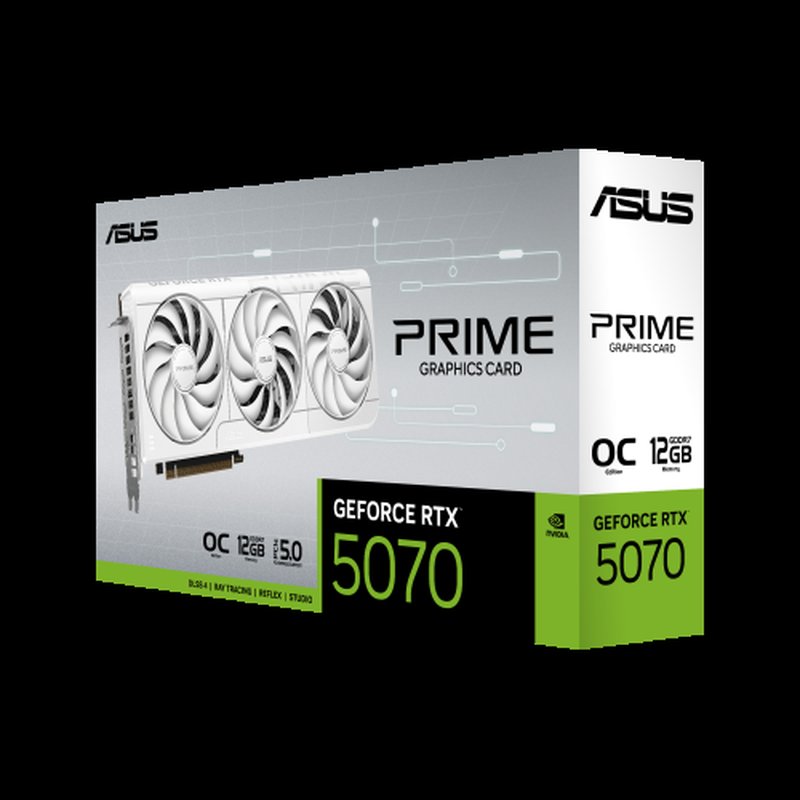 ASUS Prime -RTX5070-O12G-WHITE NVIDIA GeForce RTX 5070 12 GB GDDR7 - Imagen 9