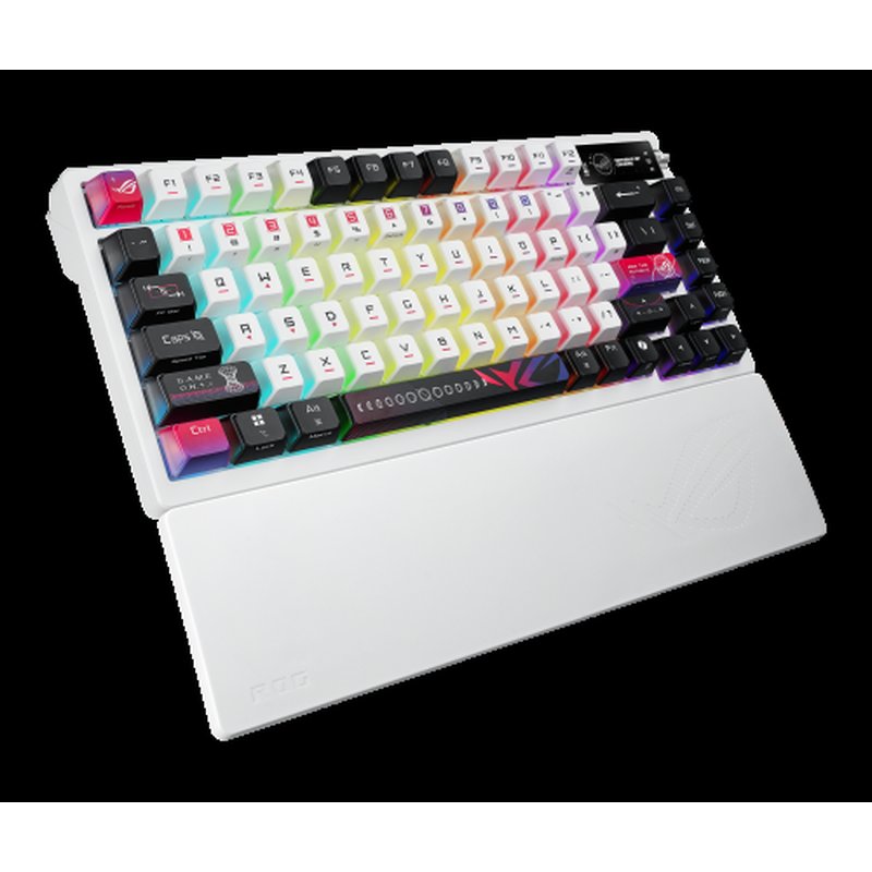 ASUS ROG Azoth X teclado Juego USB + RF Wireless + Bluetooth Negro, Blanco - Imagen 5