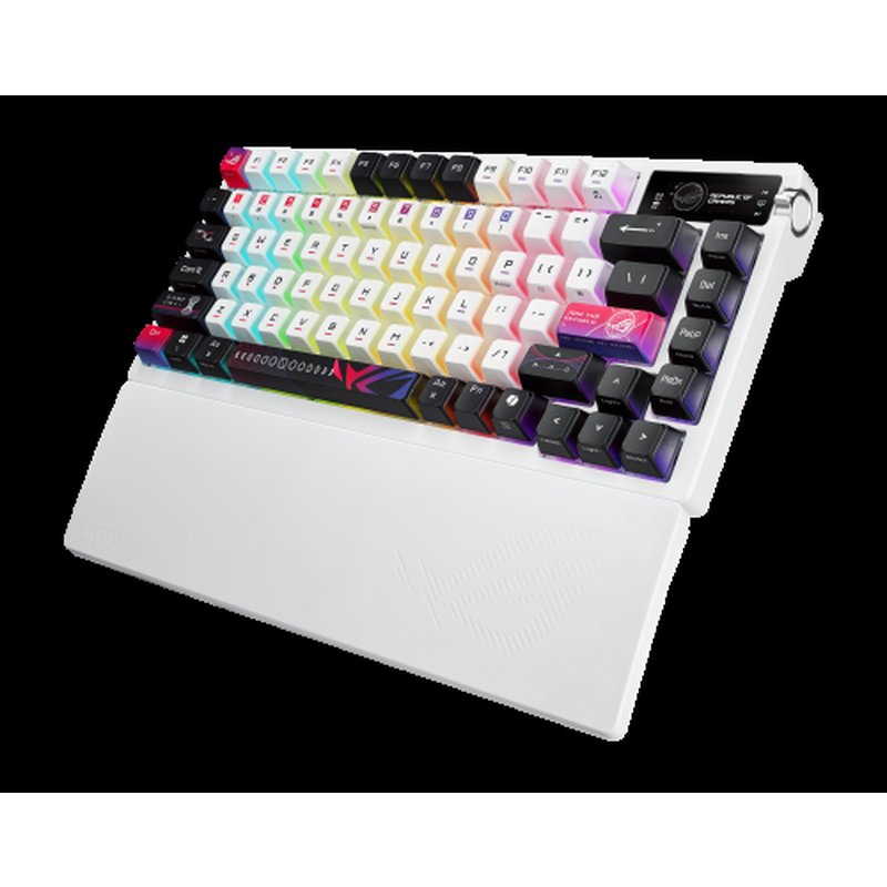 ASUS ROG Azoth X teclado Juego USB + RF Wireless + Bluetooth Negro, Blanco - Imagen 6