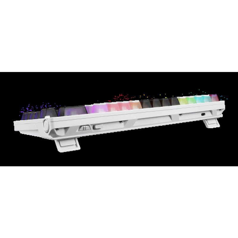 ASUS ROG Azoth X teclado Juego USB + RF Wireless + Bluetooth Negro, Blanco - Imagen 8