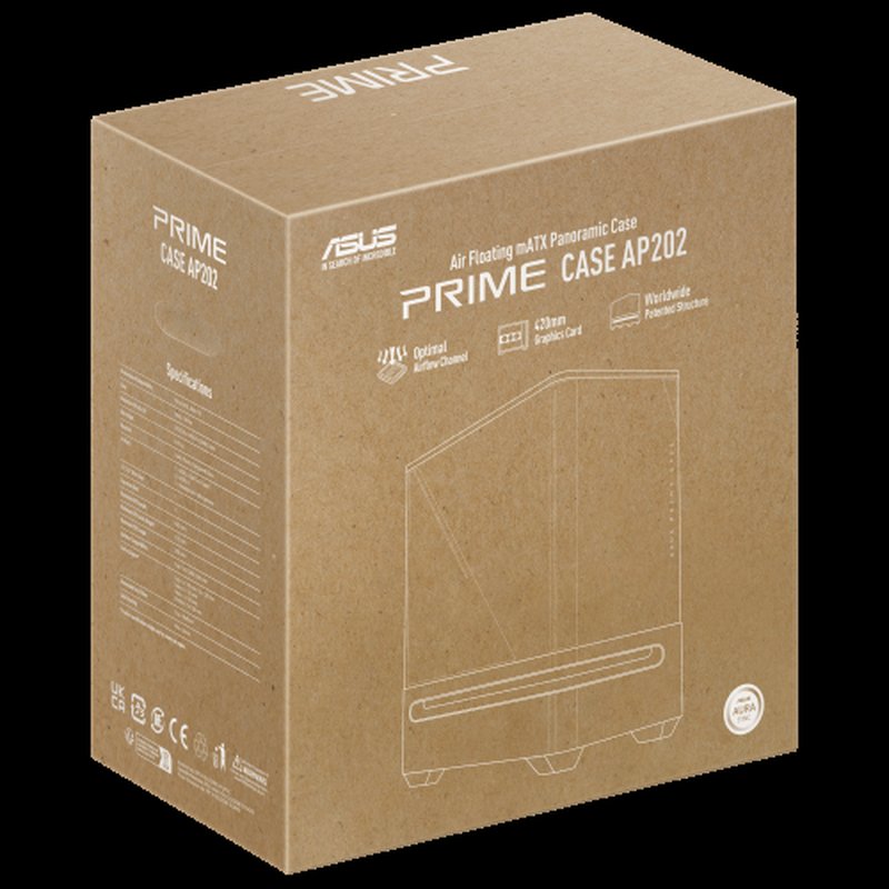 ASUS PRIME AP202 ARGB Midi Tower Negro ASUS PRIME AP202 ARGB Midi Tower Negro - Imagen 19