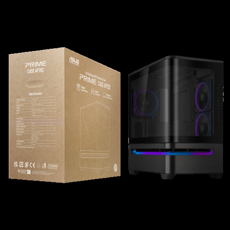 ASUS PRIME AP202 ARGB Midi Tower Negro ASUS PRIME AP202 ARGB Midi Tower Negro - Imagen 20