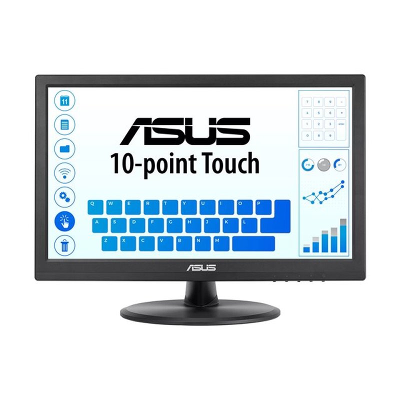 ASUS Touch VT169HE pantalla para PC 39,6 cm (15.6") 1920 x 1080 Pixeles Full HD LED Pantalla táctil Mesa Negro