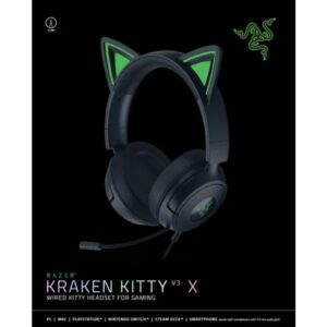AURICULARES RAZER KRAKEN KITTY V3 X BLACK (RZ04-05350200-R3M1) AURICULARES RAZER KRAKEN KITTY V3 X BLACK (RZ04-05350200-R3M1)