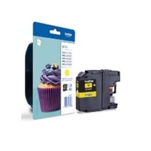 Brother LC-123YBP cartucho de tinta 1 pieza(s) Original Amarillo