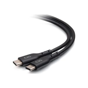 C2G Cable USB-C macho a USB-C macho (20 V 5 A) 0,5 m - USB 2.0 (480 Mbps)