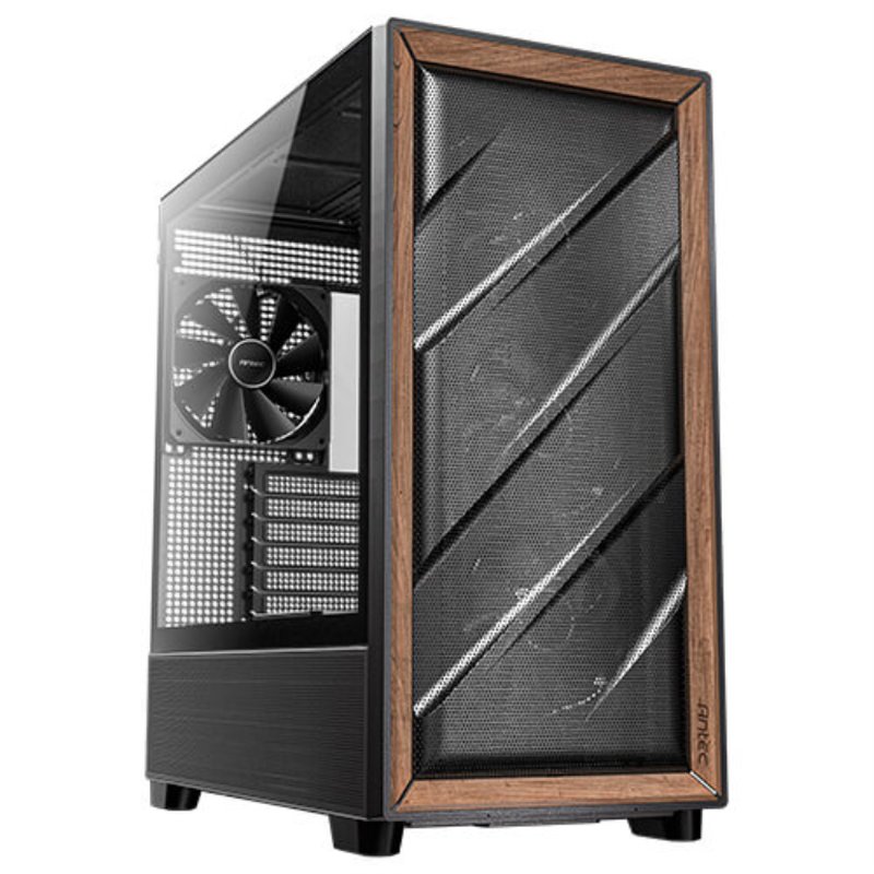 CAJA GAMING ANTEC FLUX E-ATX 2XUSB3.0 ,1XTYPE C 10GBPS S/F WOOD