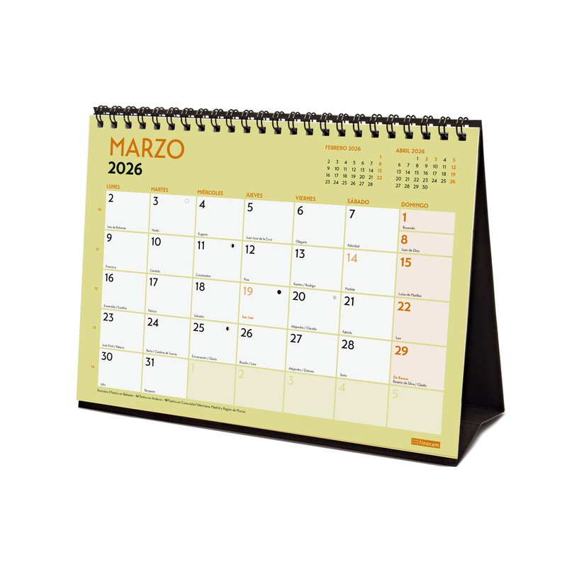 CALENDARIO 2026 SOBREMESA NEUTRO ESCRIBIR GRAFIK S 210X150MM FINOCAM 787200126 CALENDARIO 2026 SOBREMESA NEUTRO ESCRIBIR GRAFIK S 210X150MM FINOCAM 787200126 - Imagen 2