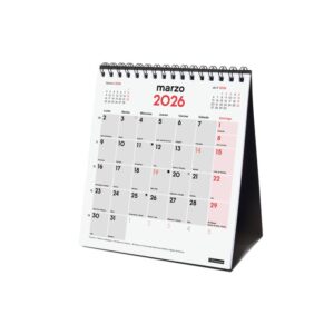 CALENDARIO 2026 SOBREMESA NEUTRO ESCRIBIR XS 140X150MM FINOCAM 780140026