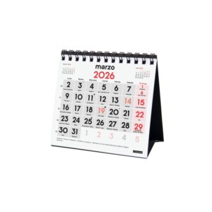 CALENDARIO 2026 SOBREMESA NEUTRO NUMEROS GRANDES XXS 110X100MM FINOCAM 781330026