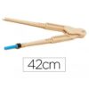 COMPAS 42 CMS. PLASTICO IMITACIÓN MADERA PARA PIZARRA FAIBO 238