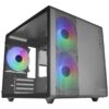 Mars Gaming MC-400 Negro, Caja Gaming Compacta Micro-ATX, Ventana Lateral Completa Cristal Templado, 3x Ventiladores FRGB 120mm, Panel Lateral Completo Mesh Mars Gaming MC-400 Negro, Caja Gaming Compacta Micro-ATX, Ventana Lateral Completa Cristal Templado, 3x Ventiladores FRGB 120mm, Panel Lateral Completo Mesh