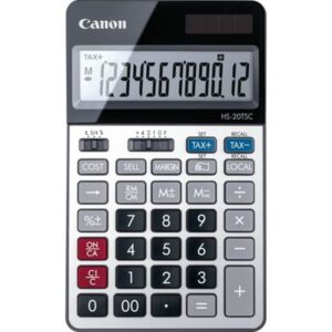 Canon HS-20TSC calculadora Escritorio Calculadora financiera Negro, Plata