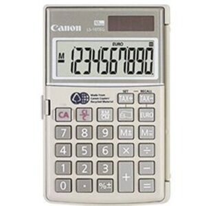 Canon LS-10TEG calculadora Bolsillo Calculadora financiera Gris