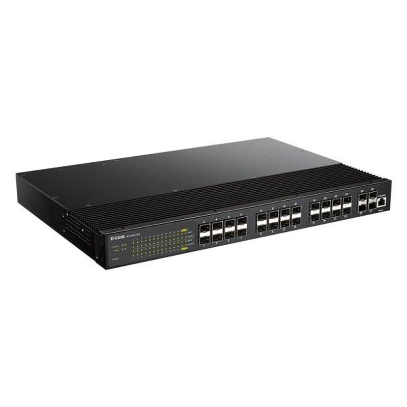 D-Link DIS-700G-28XS switch Gestionado L2+ 1U Negro D-Link DIS-700G-28XS switch Gestionado L2+ 1U Negro