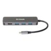 D-Link DUB-2333 base para portátil y replicador de puertos Alámbrico USB Tipo C Gris D-Link DUB-2333 base para portátil y replicador de puertos Alámbrico USB Tipo C Gris