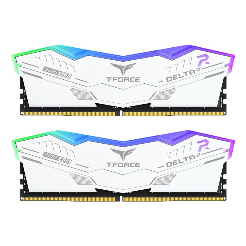 DDR5 TEAMGROUP T-FORCE DELTA RGB 16GB X2 6000 NEGRO CL30-39-39-76 1.4V DDR5 TEAMGROUP T-FORCE DELTA RGB 16GB X2 6000 NEGRO CL30-39-39-76 1.4V