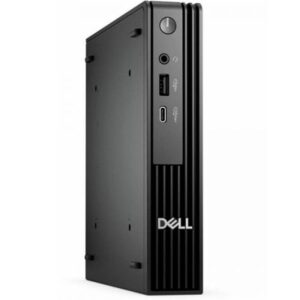 DELL Pro QCM1250 Intel® Core™ i3 i3-14100T 8 GB DDR5-SDRAM 512 GB SSD Windows 11 Pro Micro PC Mini PC Negro