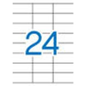 Alternative view of ETIQ ADH 1272 70X35MM 100H DIN A