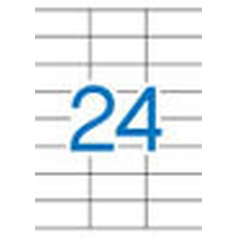 ETIQ ADH 1272 70X35MM 100H DIN A ETIQ ADH 1272 70X35MM 100H DIN A - Imagen 2