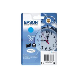Epson Alarm clock Singlepack Cyan 27 DURABrite Ultra Ink