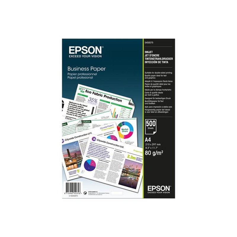 Epson Business Paper - A4 - 500 hojas Epson Business Paper - A4 - 500 hojas