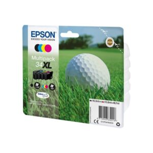 Epson Golf ball Multipack 4-colours 34XL DURABrite Ultra Ink Epson Golf ball Multipack 4-colours 34XL DURABrite Ultra Ink