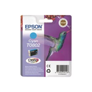 Epson Hummingbird Cartucho T0802 cian