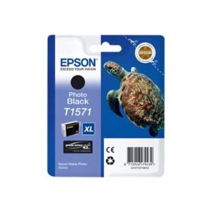 Epson Turtle Cartucho T1571 negro foto Epson Turtle Cartucho T1571 negro foto