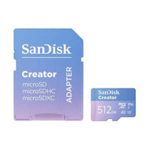 Extreme microSD 512GB+SD 190MB/s Creator