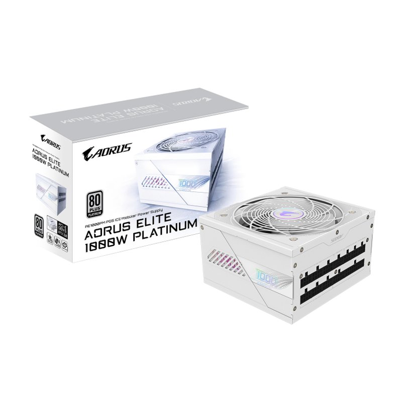FUENTE ALIMENTACION GIGABYTE MODULAR AORUS ELITE P1000W ICE ATX BLANCO