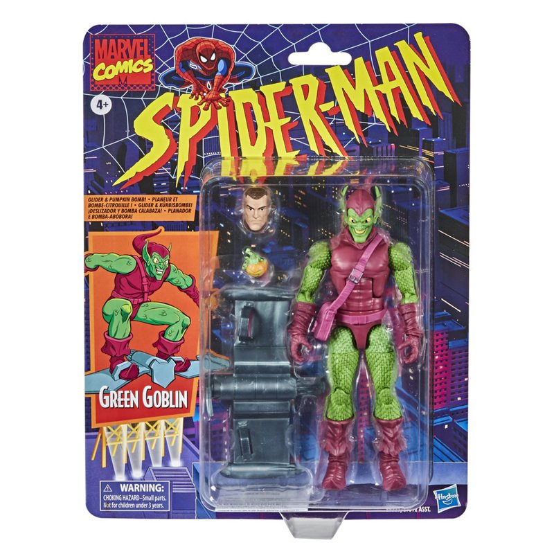 Figura Hasbro Marvel Comics Spider - Man Green Figura Hasbro Marvel Comics Spider - Man Green