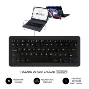 Funda + Teclado Subblim Keytab Usb
