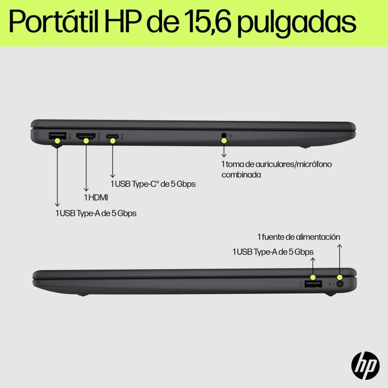 HP 15-fd0359ns Intel® Core™ i3 i3-N305 Portátil 39,6 cm (15.6") Full HD 8 GB DDR4-SDRAM 512 GB SSD Wi-Fi 6 (802.11ax) Windows 11 Home Blanco HP 15-fd0359ns Intel® Core™ i3 i3-N305 Portátil 39,6 cm (15.6") Full HD 8 GB DDR4-SDRAM 512 GB SSD Wi-Fi 6 (802.11ax) Windows 11 Home Blanco