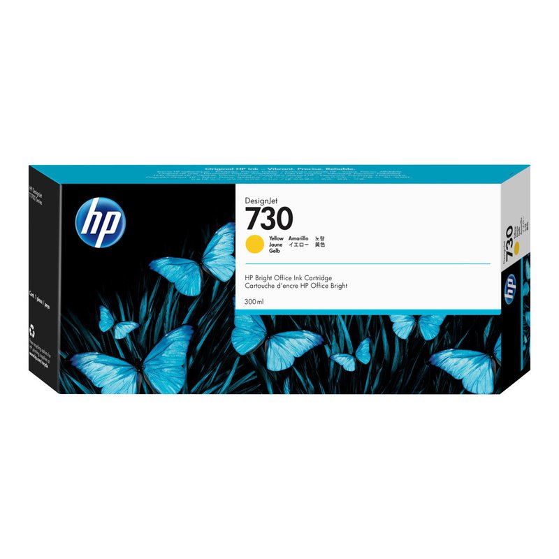 HP Cartucho de tinta DesignJet 730 amarillo de 300 ml