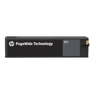 HP Cartucho negro original PageWide 973X de alto rendimiento