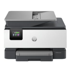 HP OfficeJet Pro Impresora multifunción HP 9125e, Color, Impresora para Pequeñas y medianas empresas, Imprima, copie, escanee y envíe por fax, HP+; Compatible con el servicio HP Instant Ink; Impresión desde móvil o tablet; Pantalla táctil; Escaneado avanzado inteligente; Papel instantáneo; Puerto frontal de unidad flash USB; Impresión a doble cara; Escaneado a doble cara; Alimentador automático de documentos; Fax