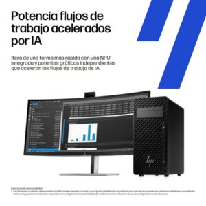 HP Z2 Tower G1i Workstation Desktop PC Wolf Pro Security Edition Intel Core Ultra 7 265K 64 GB DDR5-SDRAM Windows 11 Pro Torre Puesto de trabajo AI PC, AI Workstation Negro HP Z2 Tower G1i Workstation Desktop PC Wolf Pro Security Edition Intel Core Ultra 7 265K 64 GB DDR5-SDRAM Windows 11 Pro Torre Puesto de trabajo AI PC, AI Workstation Negro