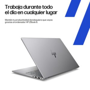 HP ZBook 8 G1i 14 inch Mobile Workstation PC Wolf Pro Security Edition Intel Core Ultra 7 Estación de trabajo móvil 35,6 cm (14") 2.5K 64 GB DDR5-SDRAM NVIDIA RTX 500 Ada Wi-Fi 7 (802.11be) Windows 11 Pro AI PC, AI Workstation