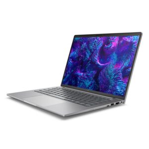 HP ZBook 8 G1i 14 inch Mobile Workstation PC Wolf Pro Security Edition Intel Core Ultra 7 Estación de trabajo móvil 35,6 cm (14") 2.5K 64 GB DDR5-SDRAM NVIDIA RTX 500 Ada Wi-Fi 7 (802.11be) Windows 11 Pro AI PC, AI Workstation