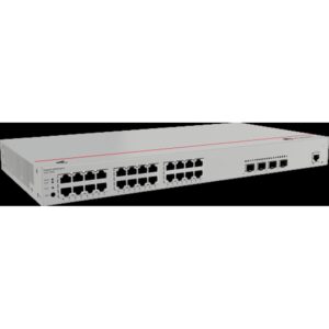 Alternative view of HUAWEI eKit S220 Series S220-24P4X Gestionado L2 Gigabit Ethernet (10/100/1000) Energía sobre Ethernet (PoE) 1U Gris