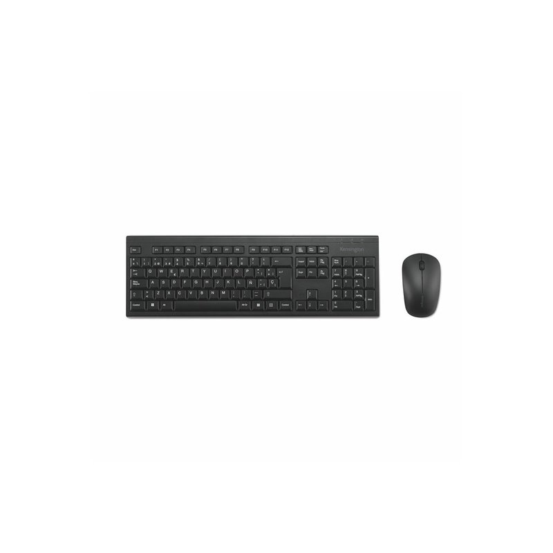 Kensington Conjunto de teclado y ratón inalámbricos KM150 EQ para sobremesa